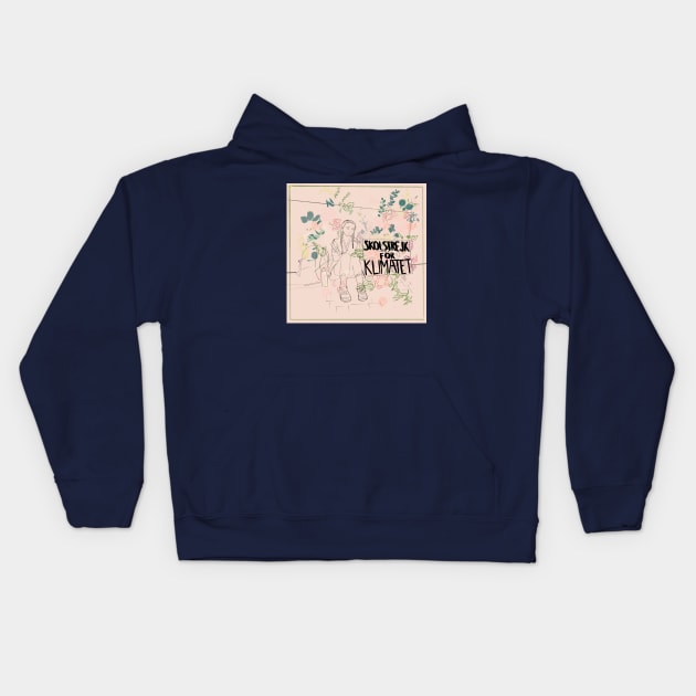 Skolstrejk för klimatet Kids Hoodie by maccm